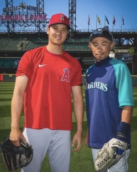 大谷9人vsイチロー9人