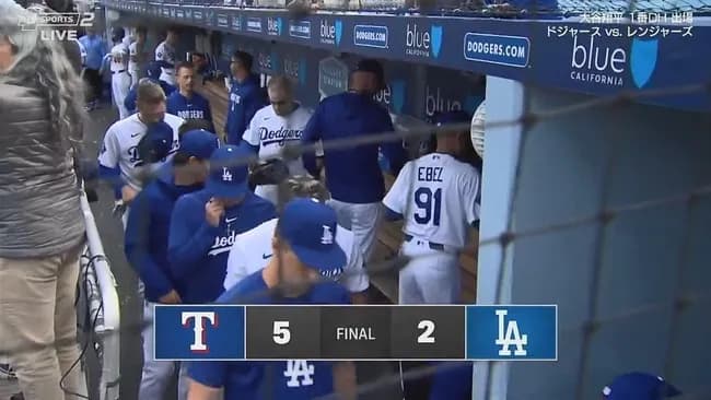 ドジャース連勝ストップ　佐々木朗希が４回２失点で敗戦投手、大谷翔平は２戦連続先頭弾も空砲に
