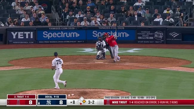 マイクトラウト🐟さん、本日2発目のホームラン