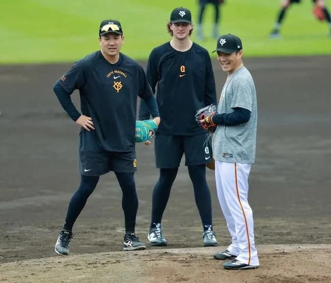 巨人の則本＆マー君が聖地で虎に待った！元楽天コンビそろって伝統の一戦デビュー“楽々と”首位走らせない