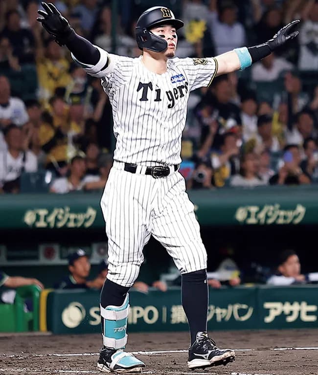 佐藤輝明(神).411(56-23) 3本 14打点 出塁率.469 OPS1.183←これｗｗｗｗ