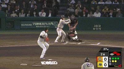 【阪神対巨人4回戦】巨人、2回表無死一二塁から大城のタイムリーで先制！！！！！