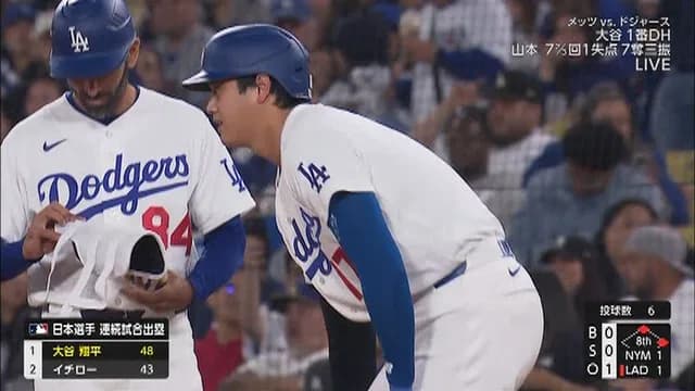 大谷、「高津式申告敬遠」で連続出塁記録を伸ばすｗｗｗｗ