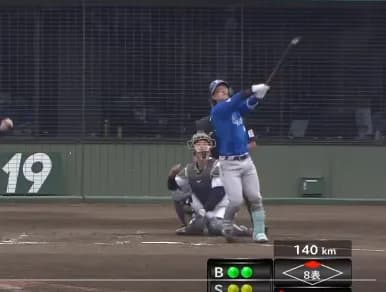DeNA古市尊選手、ファームで古巣西武相手にプロ初の2ランホームラン！