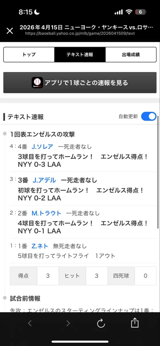 マイク・トラウトホームランwwwwwwwwwwwwwwwwwwwwwwwwww