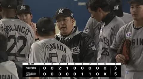 4月16日　ロッテ５－３日本ハム　先制許すも打線が二桁安打と躍動！八木が2日連続勝利投手で開幕カード以来の連勝！