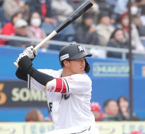 ロッテ西川史礁 打率.352 1本 9打点 OPS.861