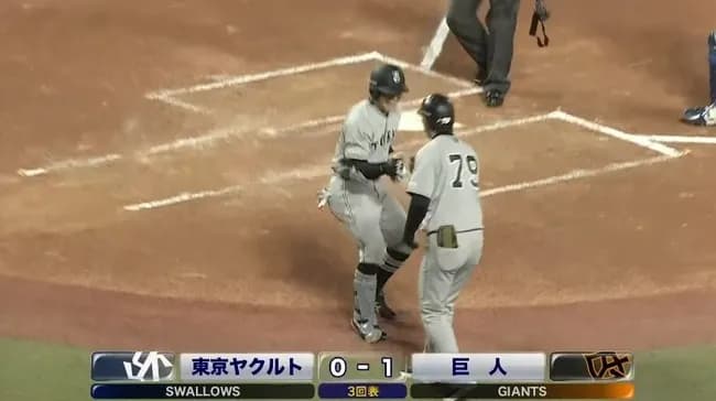 【ヤクルト対巨人5回戦】巨人・佐々木俊輔、ヤクルト・奥川から第2号先制ソロホームラン！！！！！！！！！！！！！！！！！！