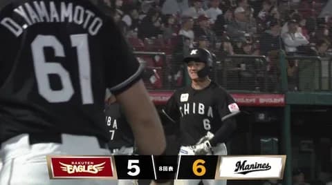 寺地、満塁でタイムリー！ロッテ3点ビハインドから逆転！！！