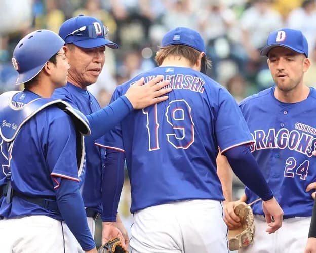 中日4連敗で借金は今季最多「11」　土日ゲームは8戦全敗　高橋宏斗6回途中6失点ＫＯ