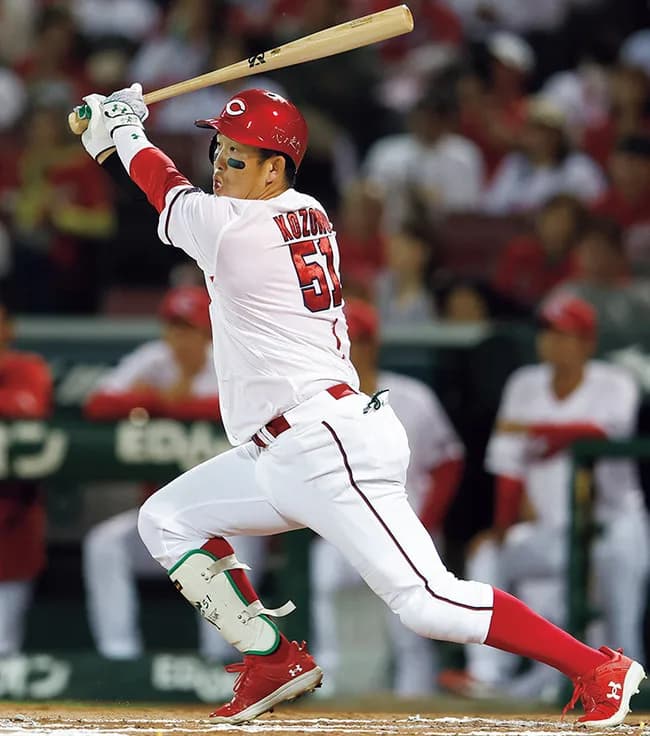 小園海斗(広) .125(56-7) 0本 3点 OPS.354 ←どんな印象