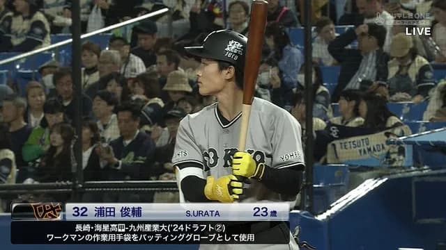 巨人・浦田、ワークマンの手袋で試合出場ｗｗｗｗ