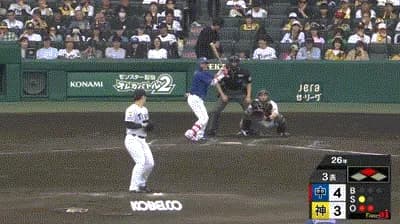 【阪神対中日6回戦】中日、3回表2アウト二塁から大島のタイムリーツーベースで1点追加！リードを2点に広げる！！！！！！！！！！！！