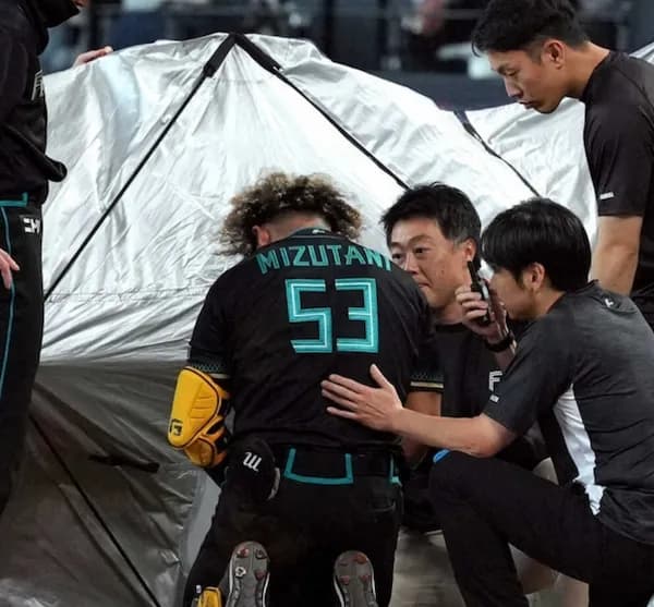 日本ハム水谷瞬が「左尺骨遠位端骨折」で抹消　復帰まで約6週間