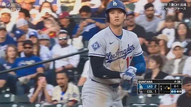 大谷翔平　第2打席で右前打放ち“ベーブ・ルース超え”52試合連続出塁！球団記録にあと6試合