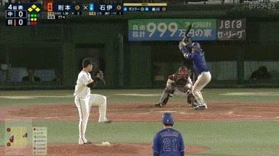 【巨人対中日4回戦】中日、4回表2アウト満塁から石伊のタイムリーで1点先制！！！！！！！！！！！
