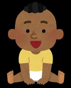 【画像】黒人の赤子、産まれた瞬間からポテンシャルの違いを見せつける