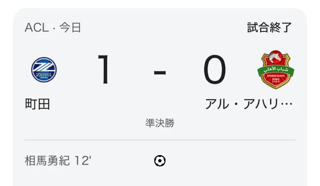 元高校サッカーの監督、アジア（ACL）で無双して遂に決勝進出