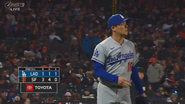 山本由伸　まさかの初回3失点も、2回以降は安定感示し5回まで4安打3失点