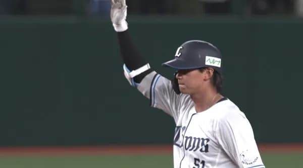 西武・西川愛也、復活の勝ち越しタイムリー！