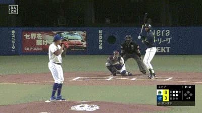 【中日対ヤクルト4回戦】ヤクルト・サンタナ、二試合連発第6号勝ち越しソロホームラン！！！！！！！！！！！！！！！！！！