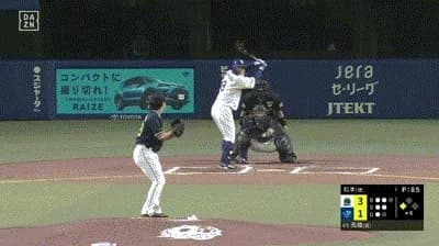 【中日対ヤクルト4回戦】中日、6回裏無死三塁から高橋周平のタイムリーで1点差に詰め寄る！！！！！！！！！！