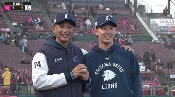 西武・篠原響がプロ初勝利「親にありがとうと伝えてボール渡したい」