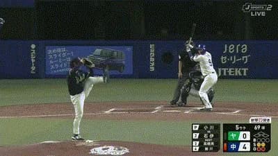 【中日対ヤクルト5回戦】中日・石伊、ヤクルト・小川から第2号ソロホームラン！リードを5点に広げる！！！！！！！！！！！！！！！！！！
