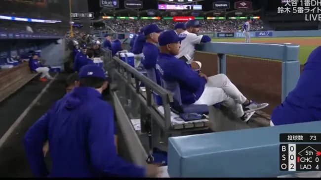 【動画あり】ロバーツ、明日先発の佐々木朗希を試合中に呼び出しベンチで熱血指導