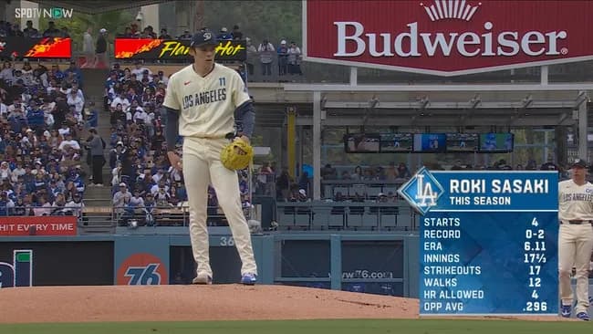 佐々木朗希 5先発 22.2回 防御率6.35 QS率0%←どうするんだよこれ