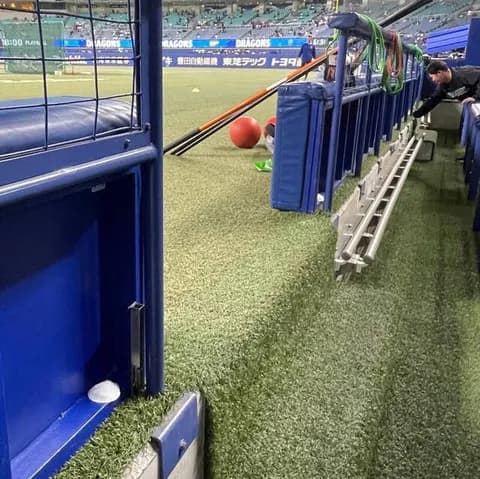 中日、盛り塩を３つに増やしていた