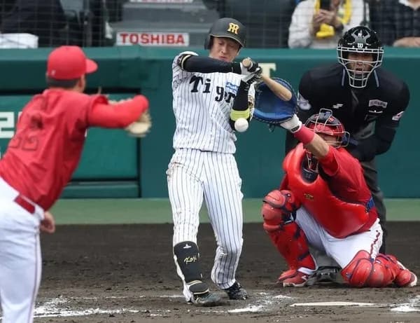 阪神・近本、死球で「左手首の骨折」　長期離脱の可能性