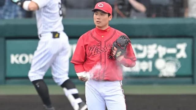 カープ栗林、サトテルに痛恨被弾。打線改造も散発5安打で完封負け【広島0-1阪神/試合結果】