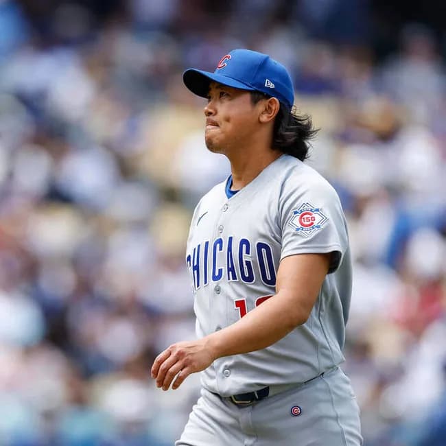 カブス今永昇太が６回途中５失点降板…４連続クオリティースタートならず…大谷翔平には初マルチ安打許す