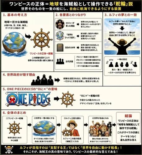 【悲報】ChatGPT（令和最新版）←コイツにまとめてもらったワンピースの正体、たぶん正解すぎるｗｗｗｗｗｗｗｗｗｗ