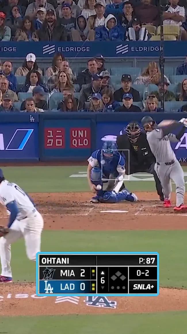 【悲報】大谷翔平さん、ファールチップが股間に直撃したすみーすに対してニヤニヤしてしまうwwwwww