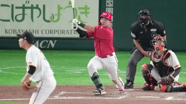 カープ坂倉ファーストで2安打1本4打点3出塁！持丸猛打賞1打点4出塁！←『正捕手持丸』の時代が来るのか？