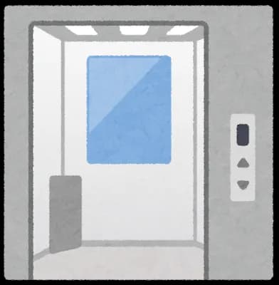 (´･ω･`)関東に来たからエレベーターは左側に並ぶようにしてる