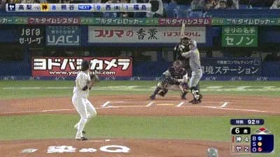 【ヤクルト対阪神6回戦】阪神、6回表に熊谷と代打・中野の連続タイムリーで2点追加！リードを4点に広げる！！！！！！！！！！