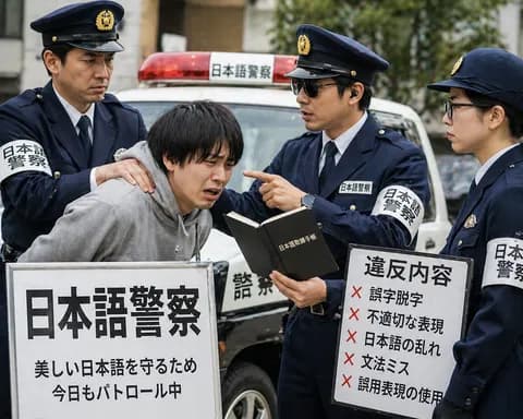 【悲報】日本語警察、キモすぎる