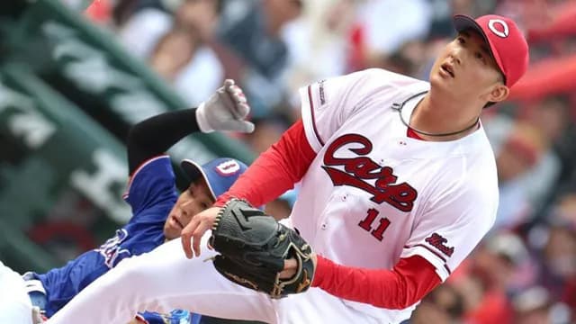 カープ齊藤持丸〝痛恨〟バッテリーミスで決勝点献上。平川落球から4失点。坂倉マルチ！秋山執念のヘッスラもリクエスト実らず。両リーグ最多5度目の完封負け【広島0-4中日/試合結果】