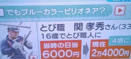 【悲報】ドカタさんの日給、ガチで限界突破してしまうｗｗｗｗｗｗｗｗｗｗ