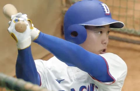 【中日】岡林勇希、実戦復帰見合わせ！試合前のアップ中に右太もも裏に違和感…