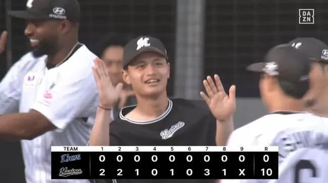 【ロッテ対西武9回戦】ロッテが１２安打１０点大勝で連敗脱出　ポランコ、愛斗の適時打で初回先制　二回には藤原が一発　先発毛利は７回無失点で２勝目