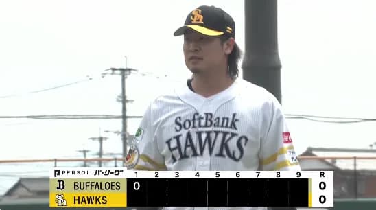 2軍先発・杉山一樹、初回を無安打無失点の投球
