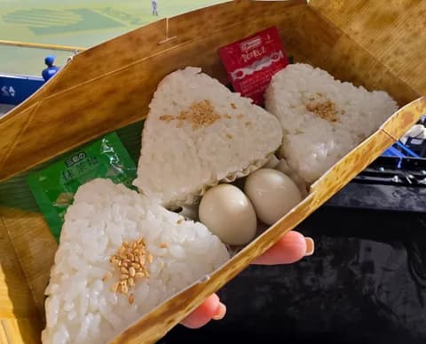 【朗報】中日ドラゴンズの特製塩むすびがこちら