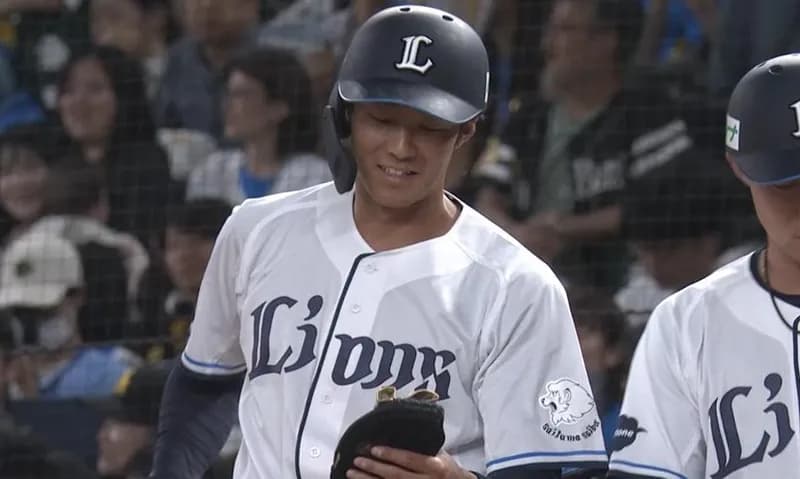 西武・石井一成、打率.258 1本 OPS.722