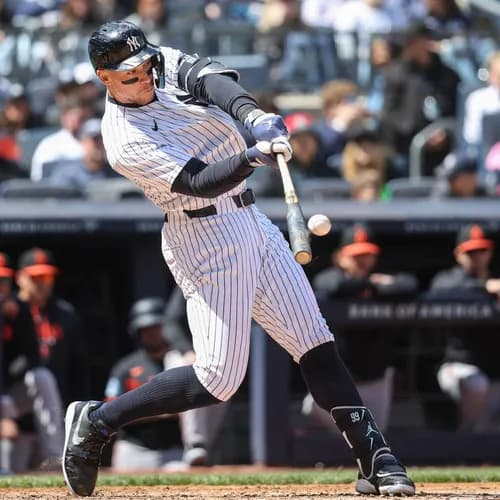 【MLB】ジャッジ、２試合連発の１４号先制２ランでメジャー単独トップ浮上　村上宗隆を抜き去る