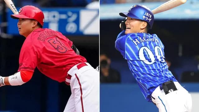 【宇宙人】カープ平川蓮、試合中に『DeNA林打法』に変更→フェン直2塁打ｗｗｗ