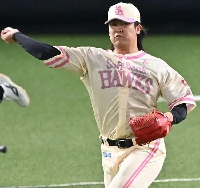 ソフトバンク杉山一樹、ベンチ殴打で左手骨折から27日ぶり1軍マウンド　連続四球も最速155キロ直球で粘りの投球